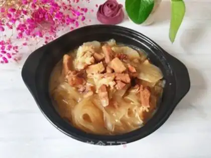 Make The big cabbage pork stew step 11