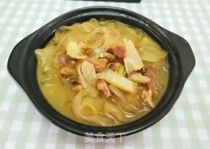 Make The big cabbage pork stew step 12