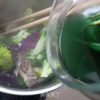 Make The broccoli sauce, the heart step 11