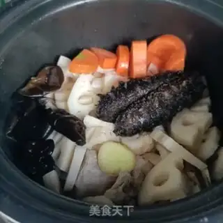 Make Lian Zeng sea cucumbers step 8