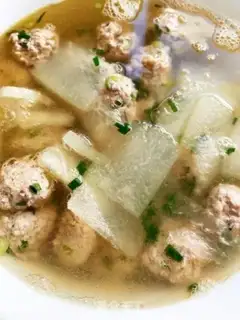 Make Porkball soup step 1