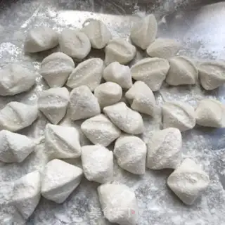 Make Egg dumplings step 5
