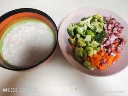 Make Porridge of gravy step 0