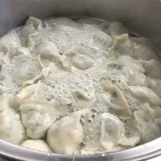 Make Egg dumplings step 8