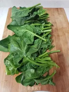 Make Spinach steamed eggs step 0