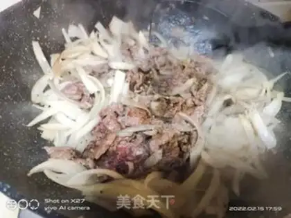 Make Onion beef step 4