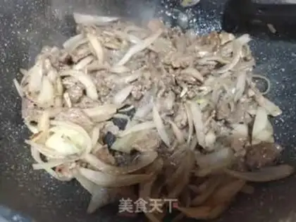 Make Onion beef step 5