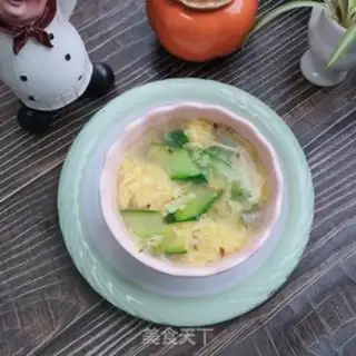 Make cucumber egg soup step 10