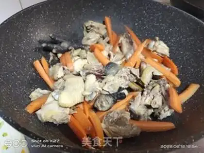 Make Wood carrot chicken step 3