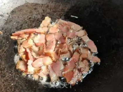 Make Garlic meat step 3