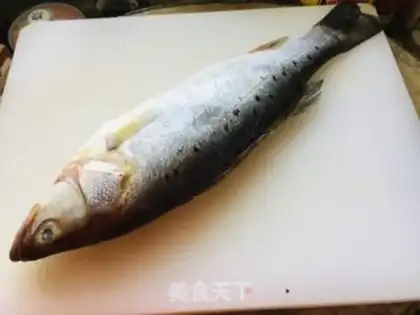 Make Quick evaporation of the back catfish step 1