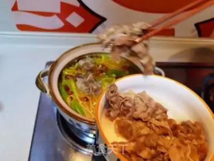 Make Sour soup, fat cow step 12