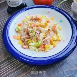 Make Pighead shrimp fried rice step 9