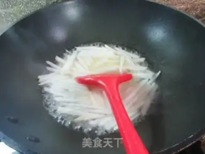 Make The dress and the radish step 5