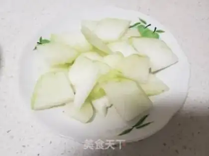 Make Poonmelon sea soup step 1