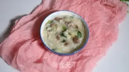 Make Celtic beef congee step 6