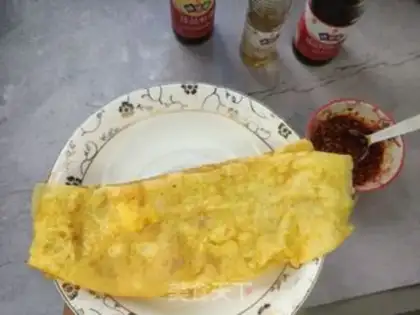 Make A spinach omelet fan step 14