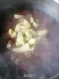 Make Potato burn ribs step 5