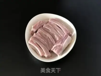Make Bean rice evaporated ribs step 0