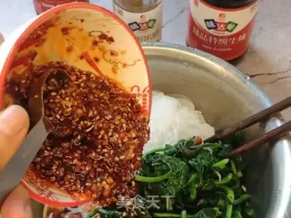 Make A spinach omelet fan step 16