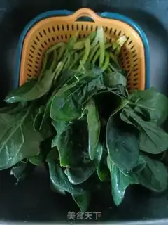 Make Black sesame spinach step 0