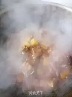 Make Potato burn ribs step 7