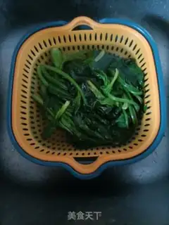 Make Black sesame spinach step 2
