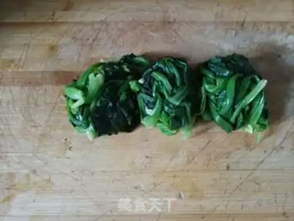 Make Black sesame spinach step 3