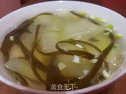 Make Poonmelon sea soup step 7