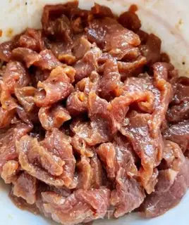 Make Cream beef step 0