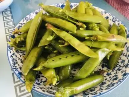 Make Salty peas step 4