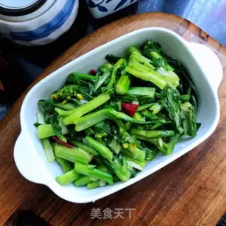 Make walnut oil and vegetables step 8