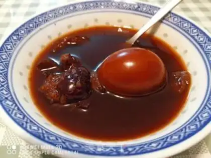 Make A yellow wine egg step 3