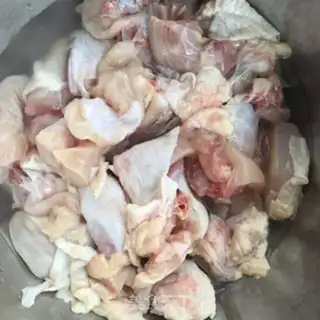 Make Three chickens with lamb belly step 0
