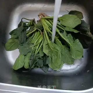 Make Pigeon spinach step 0
