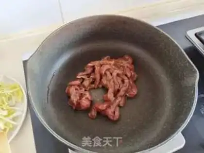 Make Beef pancakes step 5