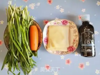 Make Bean-skin carrots step 0