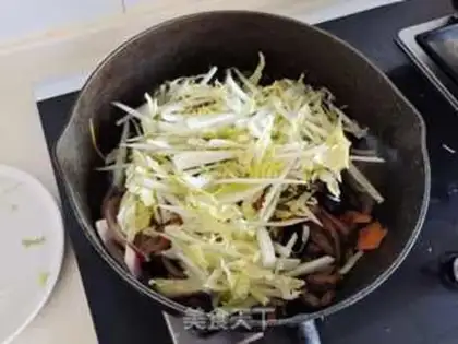 Make Beef pancakes step 8