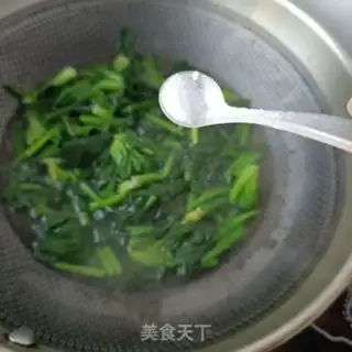 Make Pigeon spinach step 7