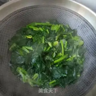 Make Pigeon spinach step 8