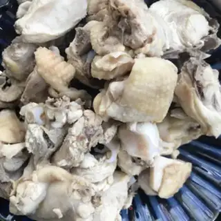 Make Three chickens with lamb belly step 3