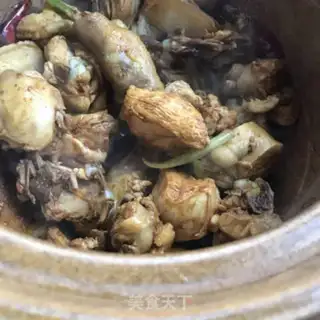 Make Three chickens with lamb belly step 5