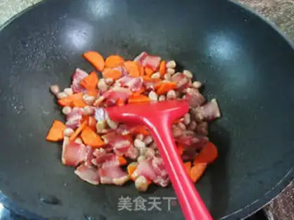 Make Peanut, carrot, fragrance step 4