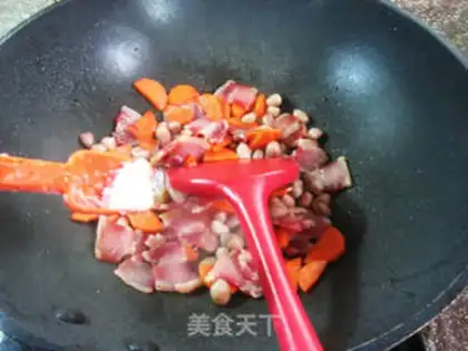 Make Peanut, carrot, fragrance step 5