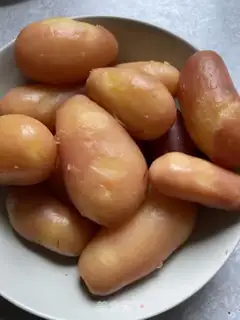 Make Steam potatoes and meatballs step 5