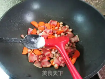 Make Peanut, carrot, fragrance step 6