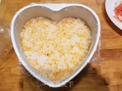 Make Sushi cake step 9