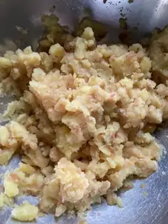 Make Steam potatoes and meatballs step 6
