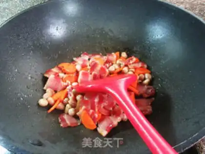 Make Peanut, carrot, fragrance step 7