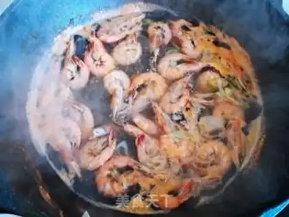 Make Shrimp burning step 6